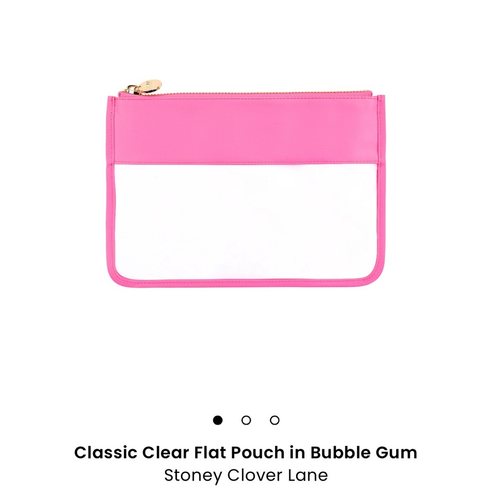 NWT Stoney Clover  Lane “Pink clear Bag”